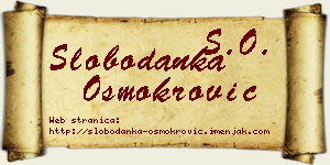 Slobodanka Osmokrović vizit kartica